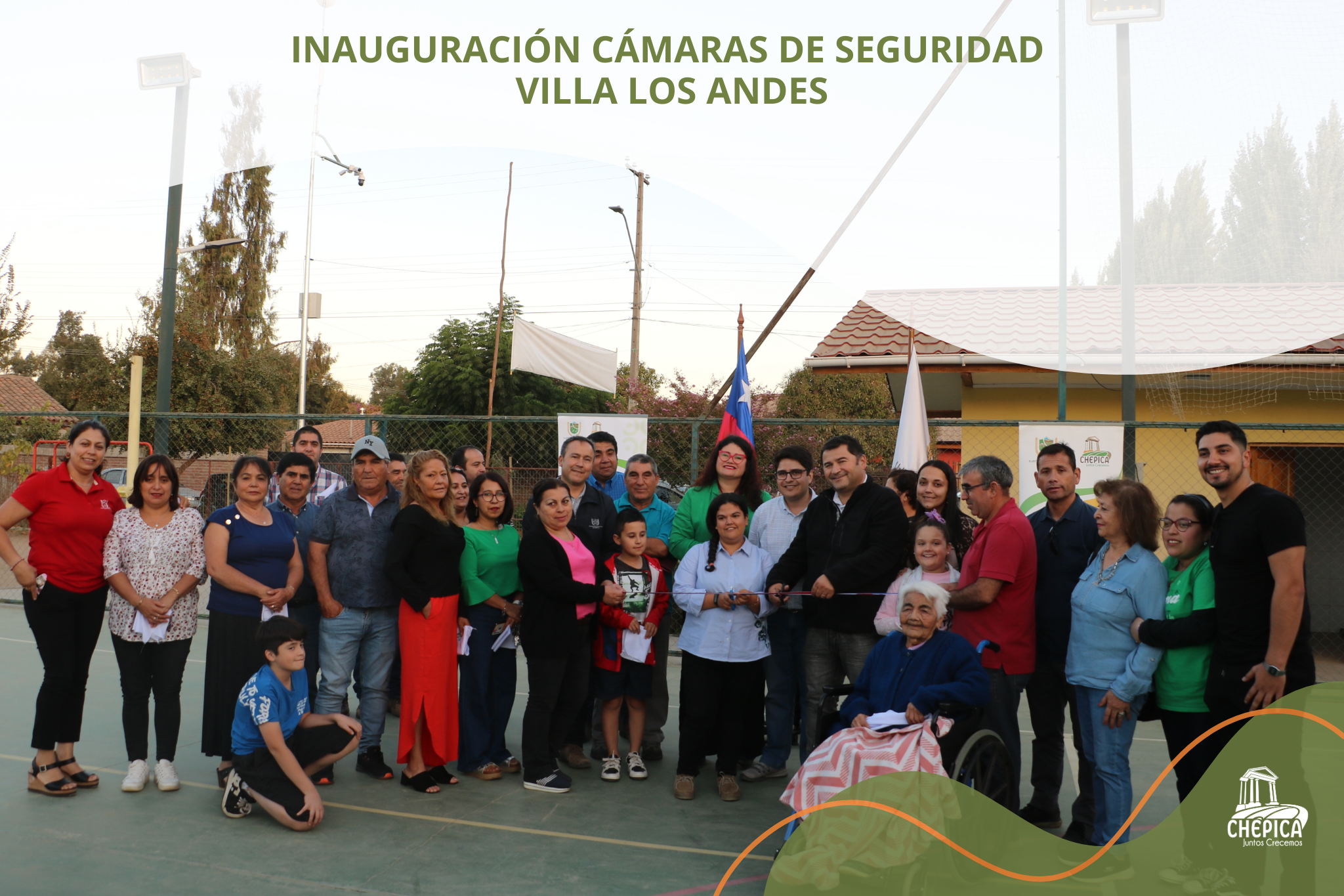 INAUGURACIÓN CÁMARAS DE VIGILANCIA VILLA LOS ANDES